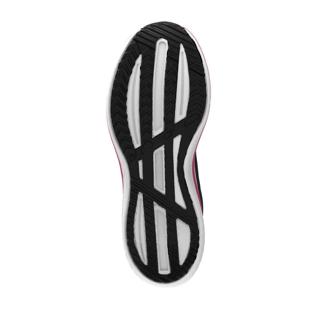 Sneakers Donna kappa Running Nero e Fucsia