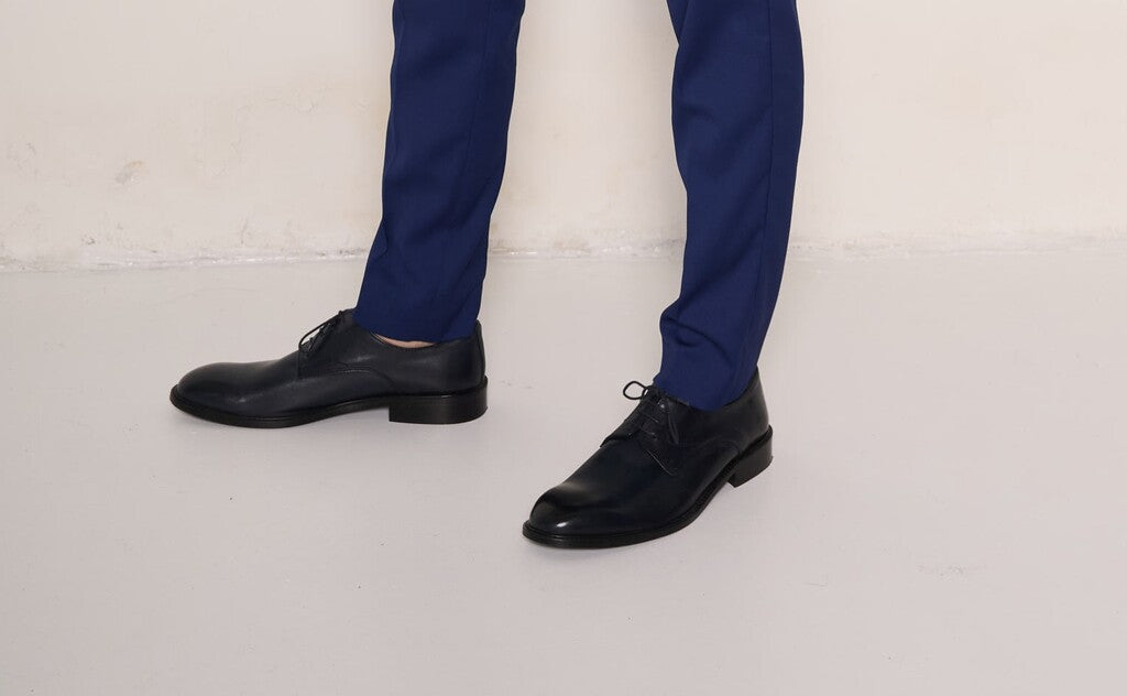 Scarpa Derby blu