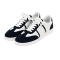 Sneakers bianche e blu "Marina Militare" con dettagli grafici