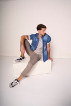 Sneakers Marina Militare grigio-blu