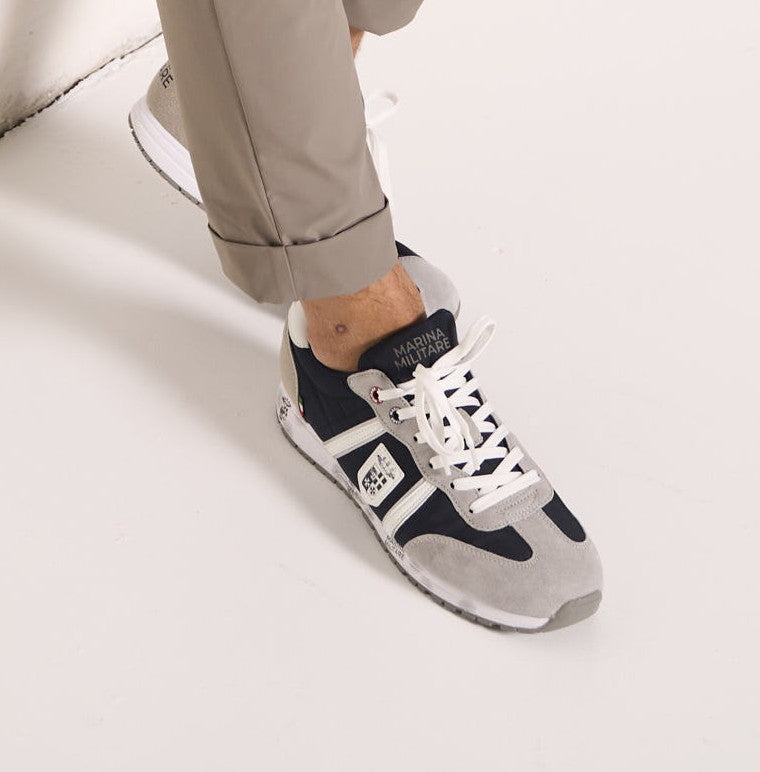 Sneakers Marina Militare grigio-blu