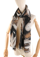 Carica l'immagine nel visualizzatore di Gallery, Sciarpa Donna – Fantasia Astratta, Leggera e Morbida
