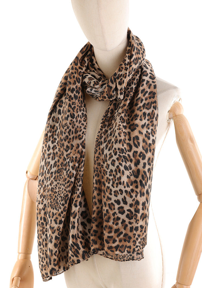 Sciarpa leggera fantasia animalier