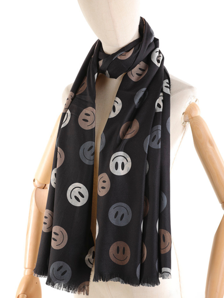 Sciarpa da donna fantasia smile