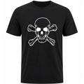 T-shirt con teschio