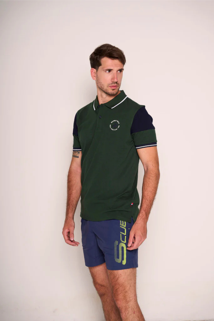 Polo Beverly Hills con inserti a contrasto