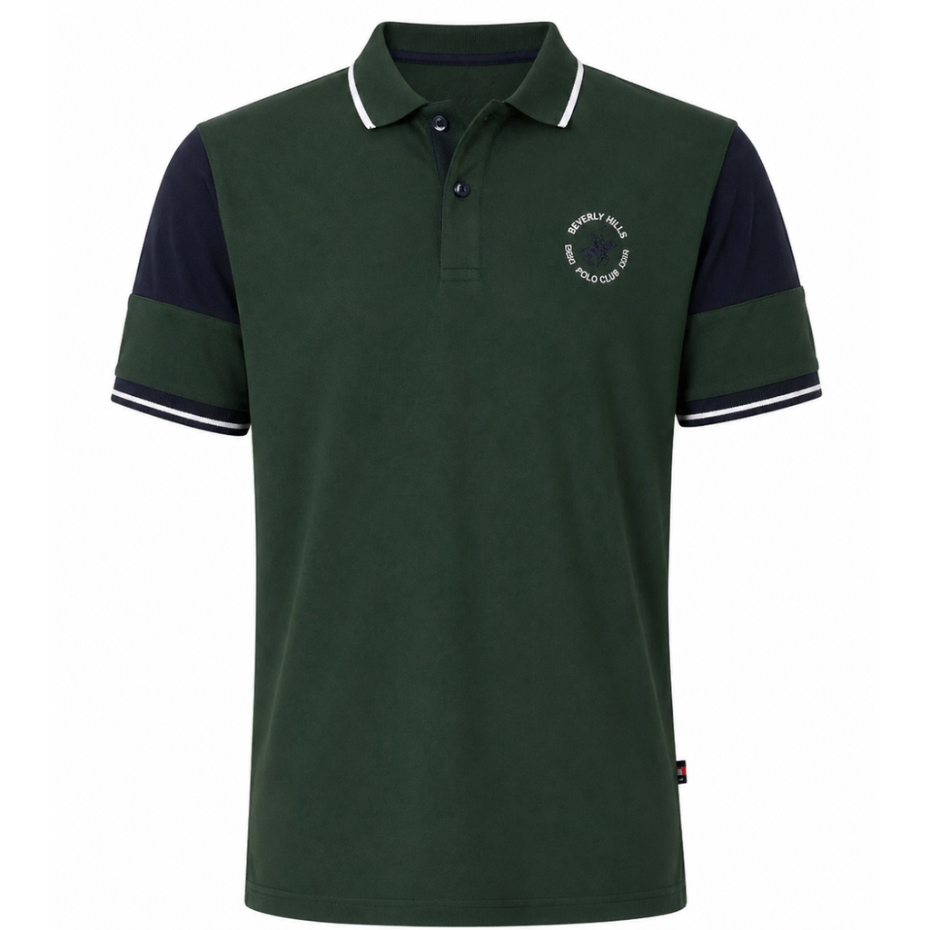 Polo Beverly Hills con inserti a contrasto