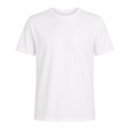T-shirt classica uomo girocollo in cotone bianco