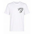 T-shirt bianca stile contemporaneo