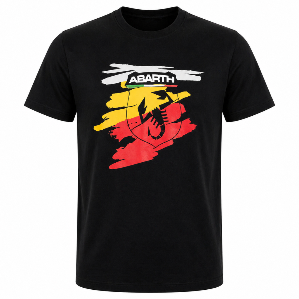 T-shirt Abarth uomo nera