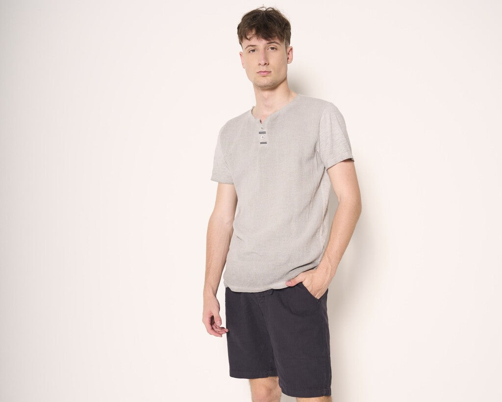 T-shirt Henley uomo