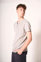 T-shirt Henley uomo