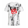 T-shirt tie-dye con stampa "Born to Rule"