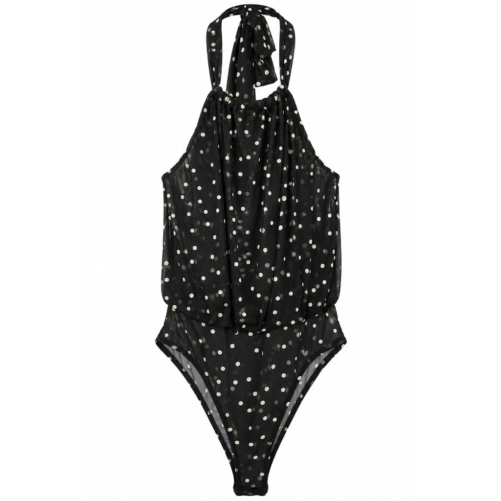 Body Donna in Tulle a Pois