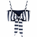 Top Rigato con Fiocco Donna