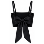 Top Rigato con Fiocco Donna