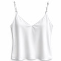 Top Donna Satin con Spalline Sottili