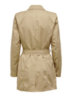 Trench donna doppiopetto con cintura