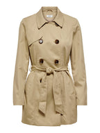Trench donna doppiopetto con cintura