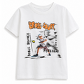T-SHIRT GIROCOLLO CON STAMPA
