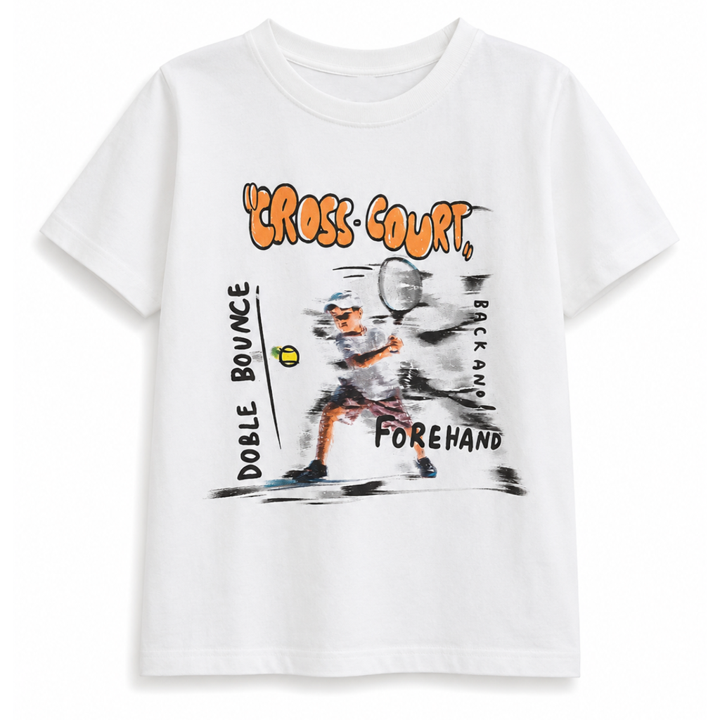 T-SHIRT GIROCOLLO CON STAMPA