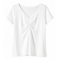 T-SHIRT CON ARRICCIO