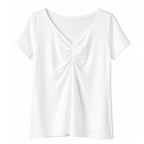 T-SHIRT CON ARRICCIO