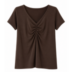 T-SHIRT CON ARRICCIO