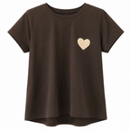 T-SHIRT CON CUORE IN SPUGNA