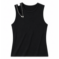 TOP CON CUT-OUT E STRASS