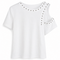 T-SHIRT DONNA CON BORCHIE
