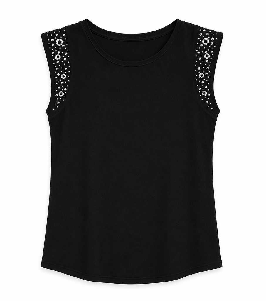 T-SHIRT CON BORCHIE