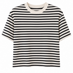 T-SHIRT RIGATA GIROCOLLO