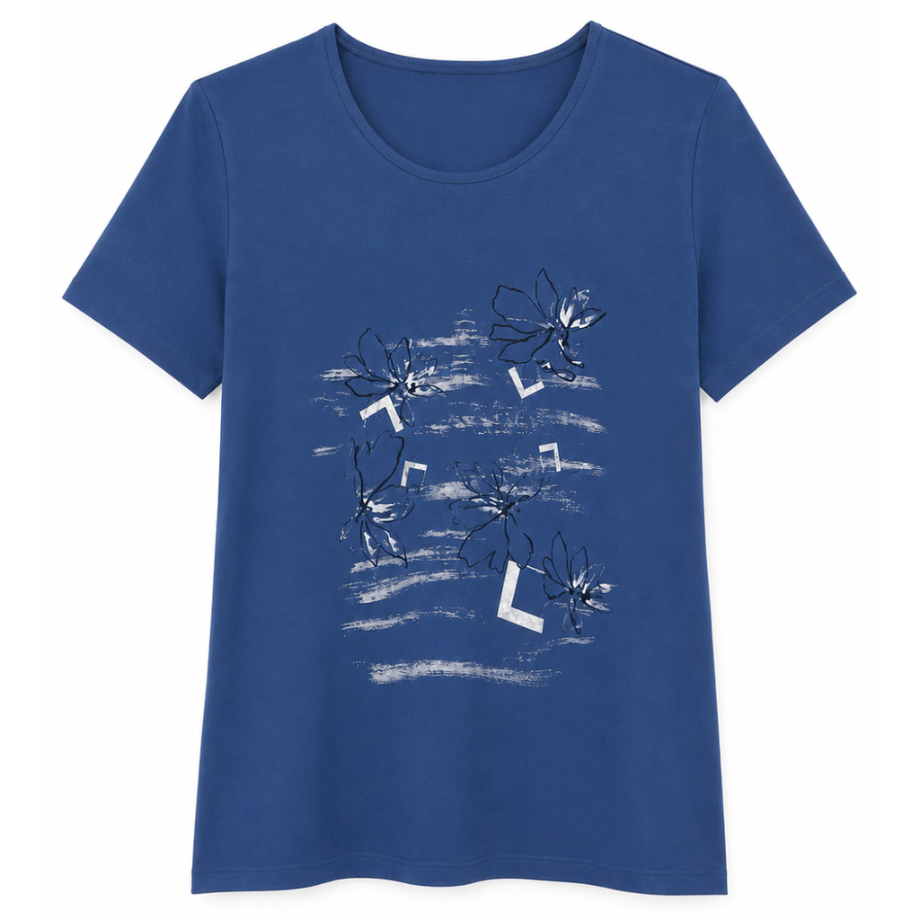 T-SHIRT CON STAMPA DONNA