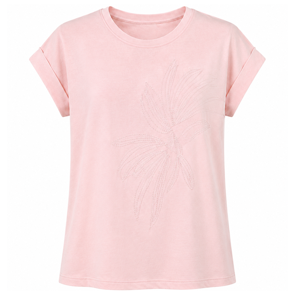 T-SHIRT CON RISVOLTO MANICA