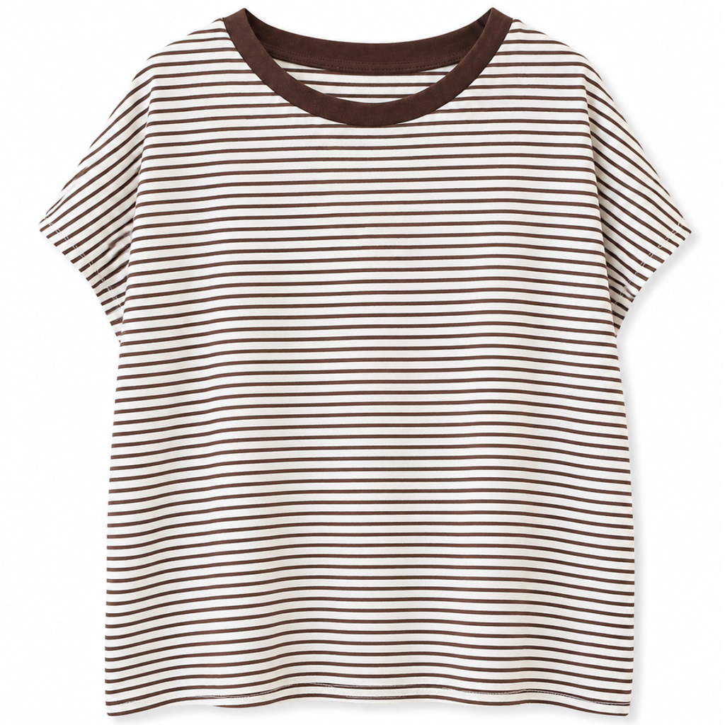 T-SHIRT RIGATA MEZZA MANICA
