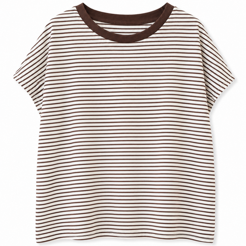 T-SHIRT RIGATA MEZZA MANICA