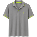 POLO CON DETTAGLI FLUO