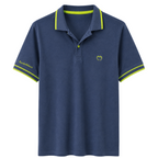 POLO CON DETTAGLI FLUO