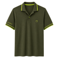 POLO CON DETTAGLI FLUO