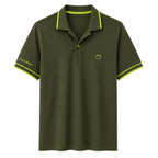 POLO CON DETTAGLI FLUO