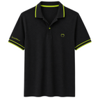 POLO CON DETTAGLI FLUO