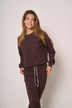 Pantalone Donna in Felpa con Coulisse in Vita