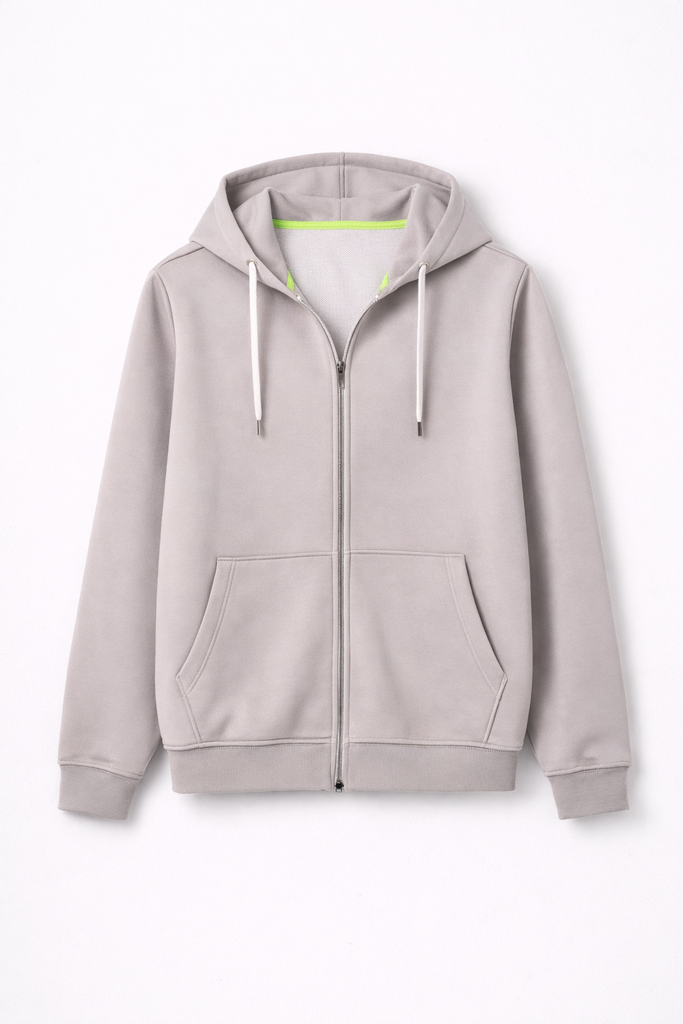 Felpa Uomo con Cappuccio e Zip – Stile Sportivo Casual