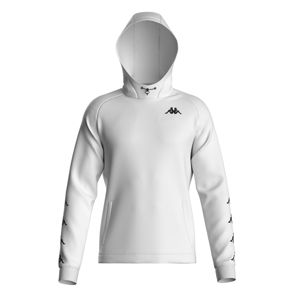 Felpa con cappuccio Kappa con bande logo laterali