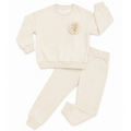 Completo da Bambina con Rosa in Rilievo