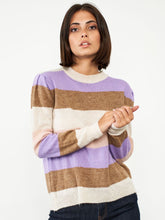 Carica l&#39;immagine nel visualizzatore di Gallery, Pullover in maglia a righe

