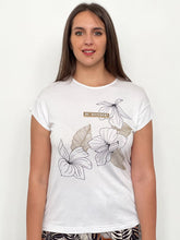 Carica l&#39;immagine nel visualizzatore di Gallery, T-shirt stampa fiori
